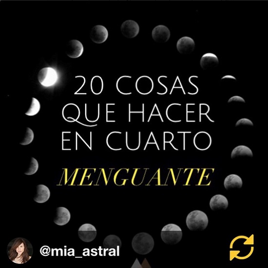 ¿Qué hacer cuando la Luna está menguante? Miastral